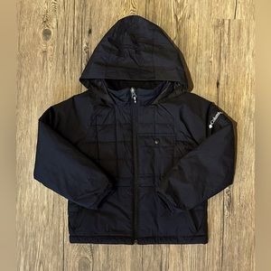Columbia puffer jacket mid-season with hood